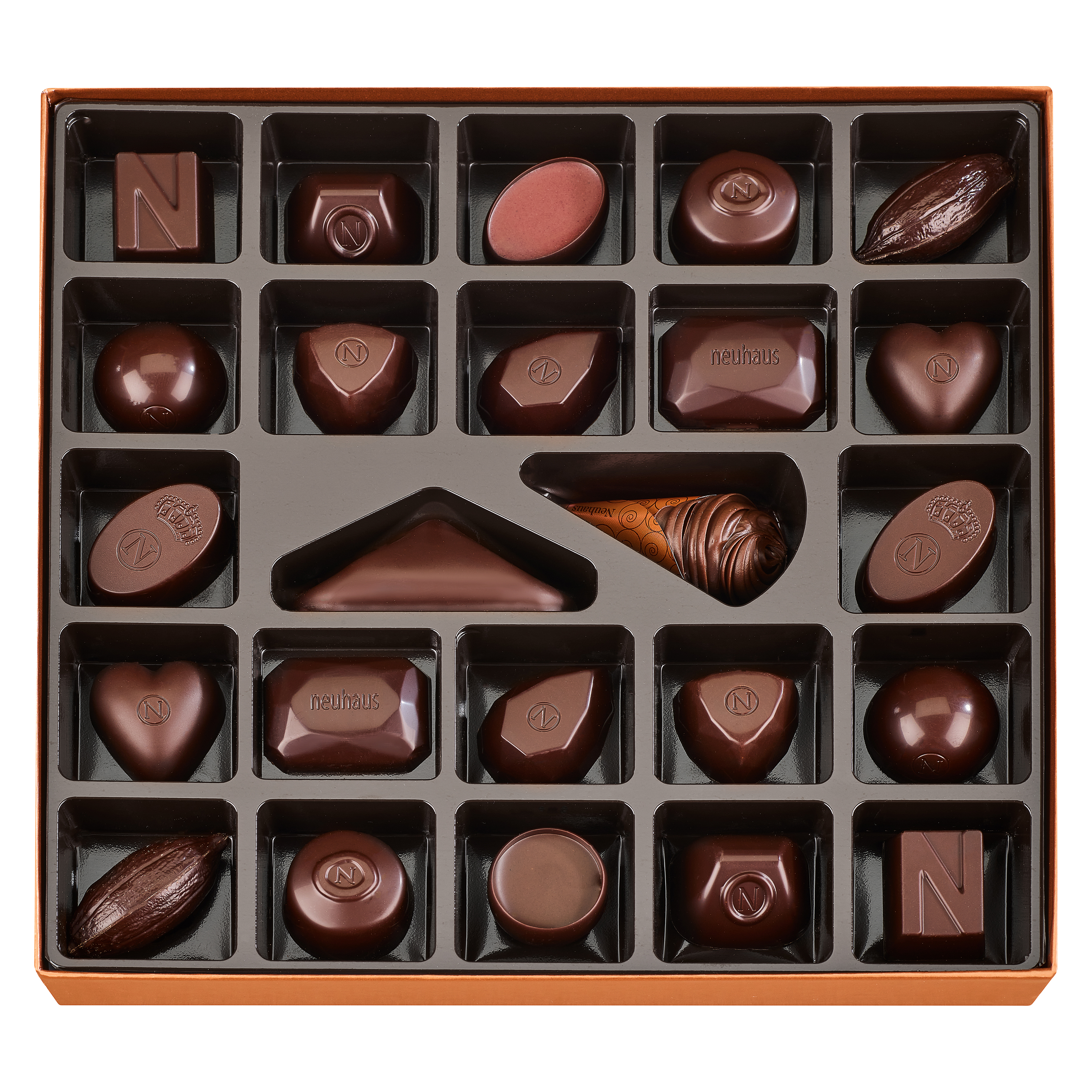 NEUHAUS ダークチョコレートコレクション 24個入 Neuhaus All Dark Assorted Belgian Chocolates 24 pc